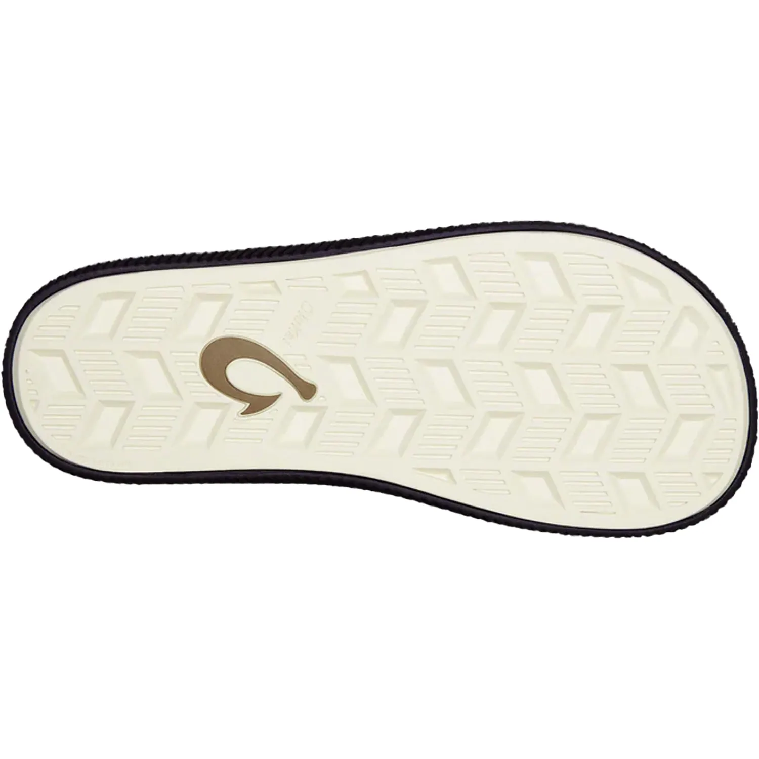 Men's OluKai Ulele Black/Black Synthetic