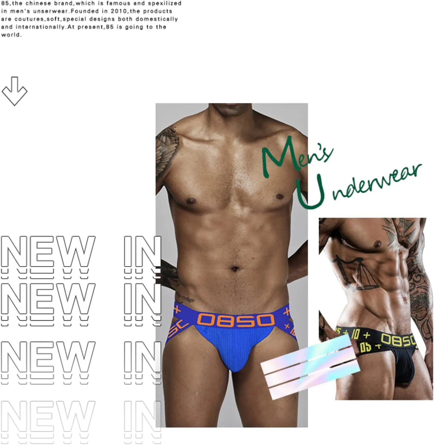 Men's Panties Jockstrap Men Underwear Gay Thong Man Briefs Underpants Slip Cotton Pouch