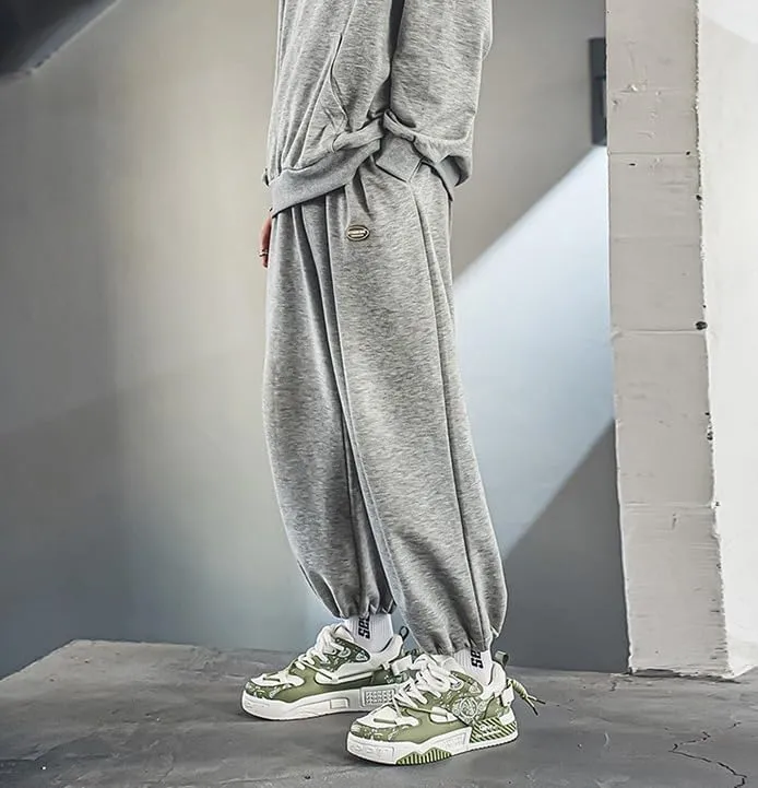 Men's Trendy Platform Lace-Up Sneakers for Walking, Jogging, and Casual Style