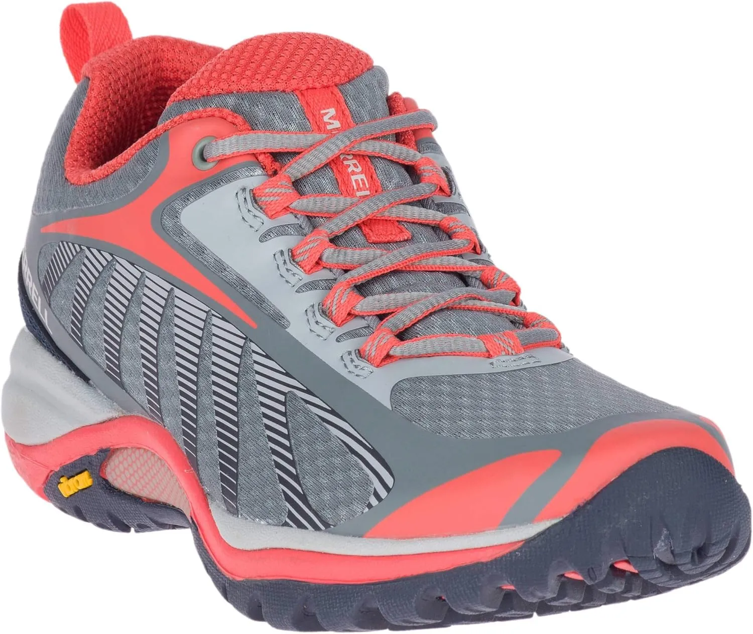 Merrell Women's Siren Edge 3 Hiking Shoe, Monument/Coral - 8 Medium