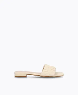 Mila Slide Sandals - Beige
