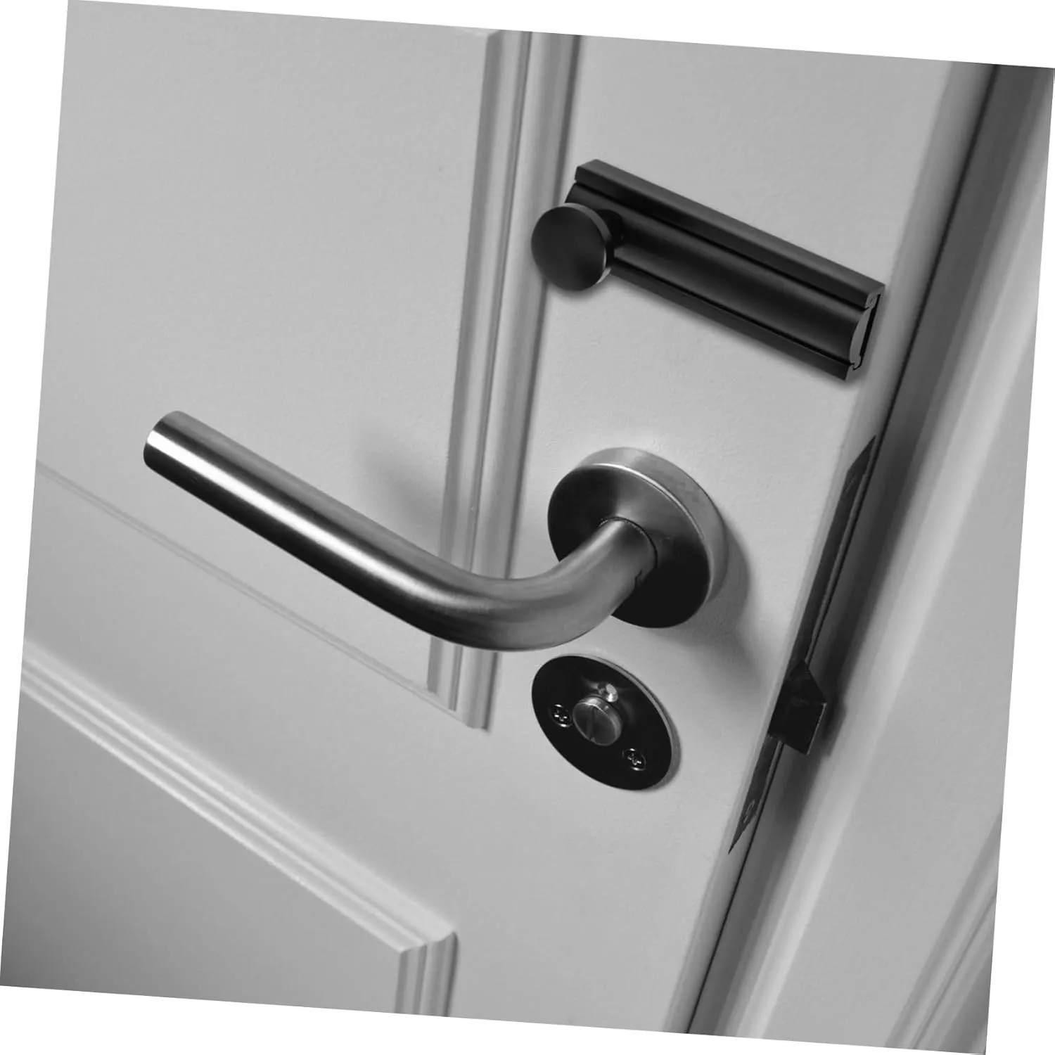 Mipcase 4pcs Double Door Latch Stainless Steel Door Lock Bolt Slide Lock No Drilling Installation Copper Construction