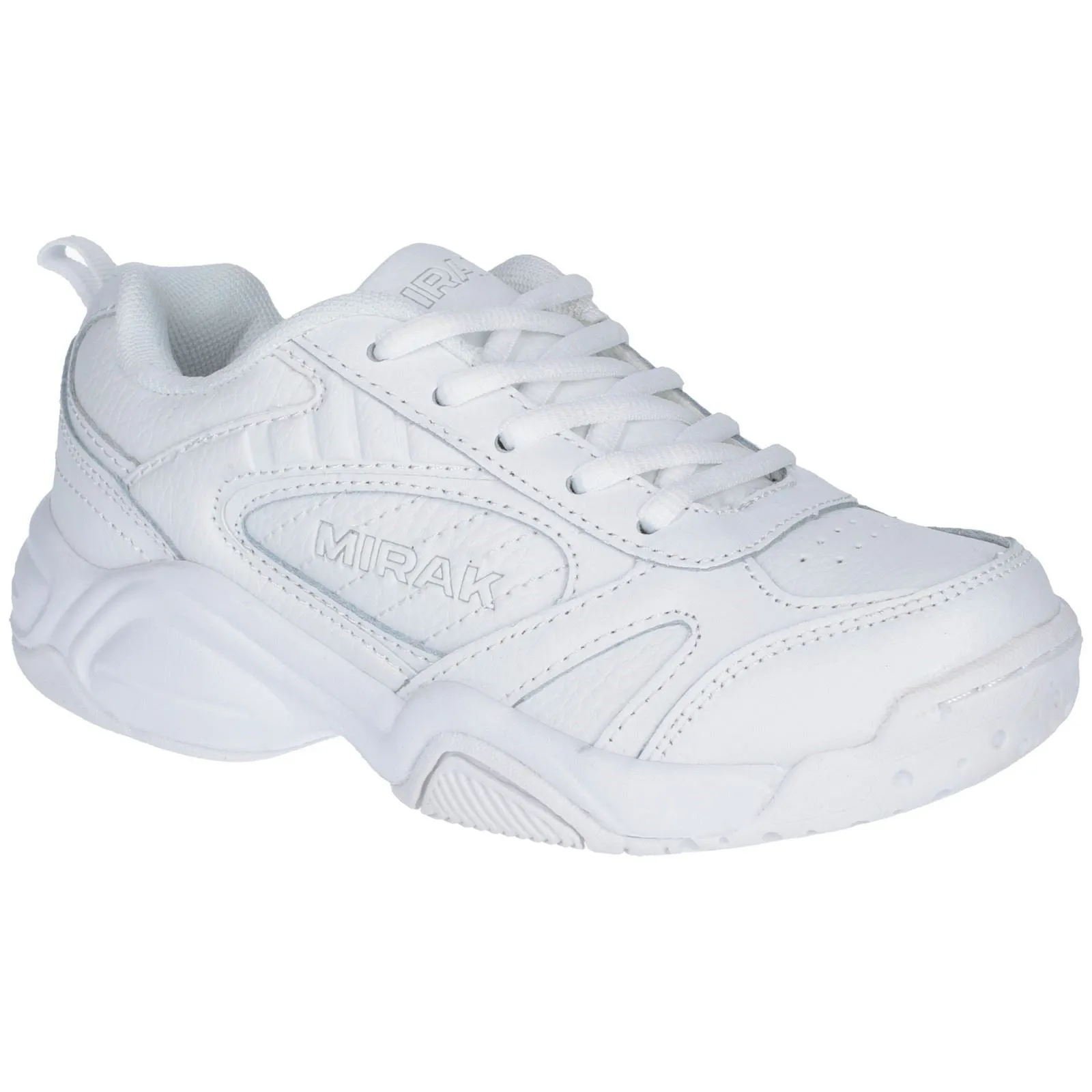 Mirak Boys Trainer - Contender Lace in White, 1-13