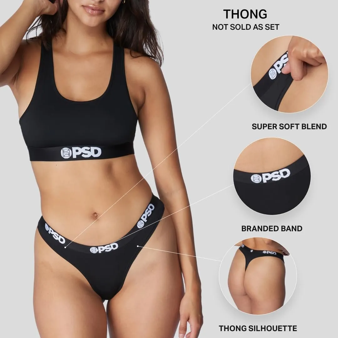 Multi | Tones Mdl Sld Th 4pk PSD Women's Tones Modal Solid Color Thong - 4 Pack Gift Set