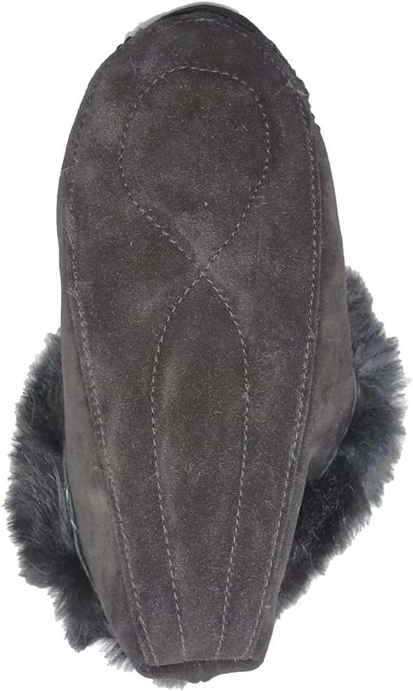 Native dechic Slippers Unisex Canadian-Made Moccasins Leather Slippers for Women Luxury Slippers Real Fur Slippers