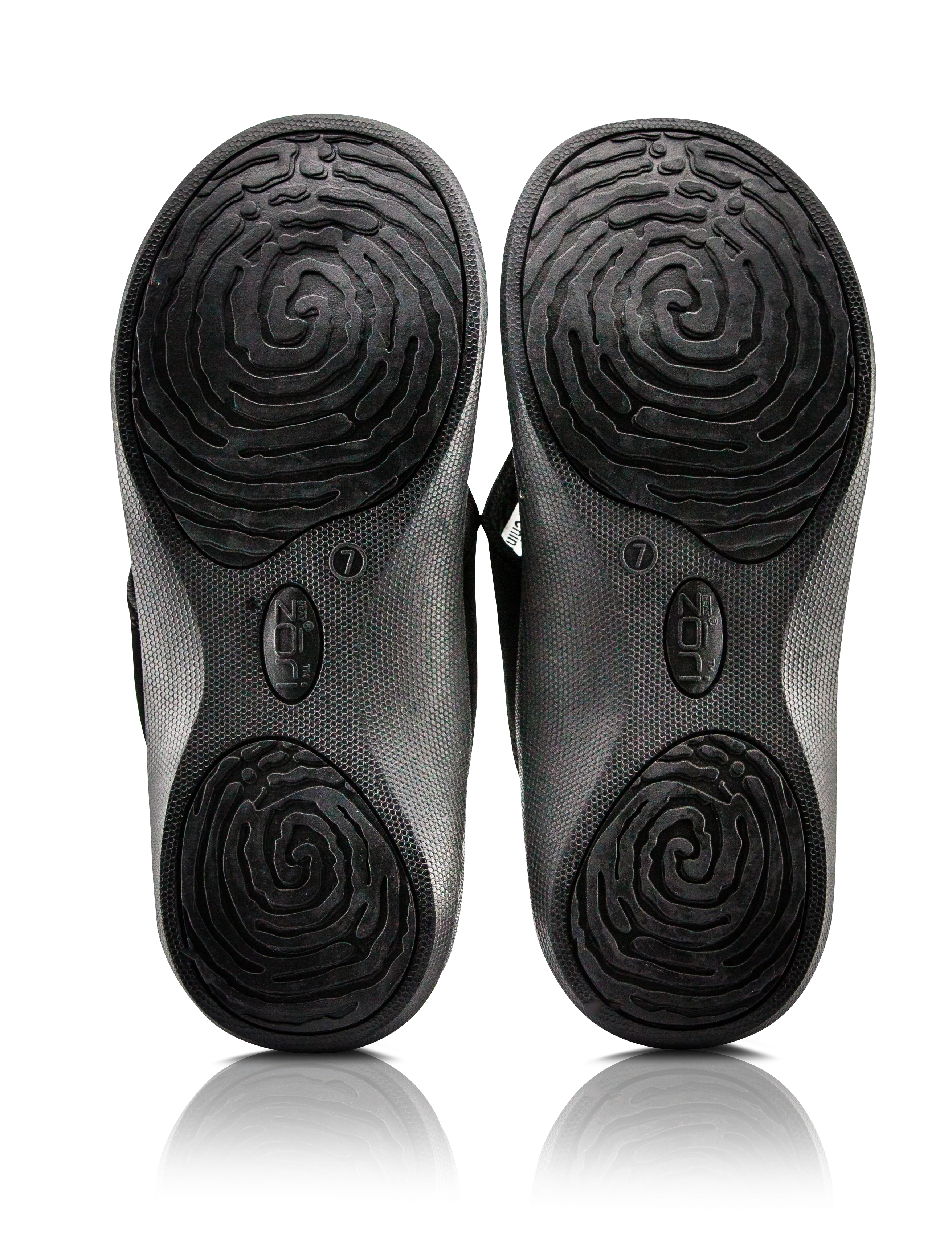 Neat Zori Black Orthotic Thong/Sandal Water Resistant, Healthy, and Comfortable