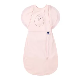Nested Bean Air 6-in-1 Adaptable Baby Sleep Sack – Comfort & Safety for Natural Sleep, Preferred Arm Position Reduces Startle Reflex, Better Sleep for Baby, NB (7-13lbs) Soft Pink