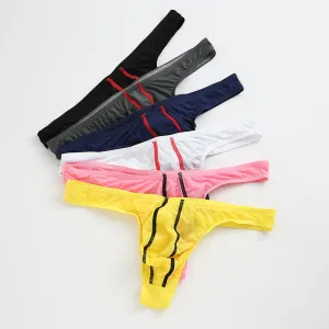 New Breathable Solid Color Thong