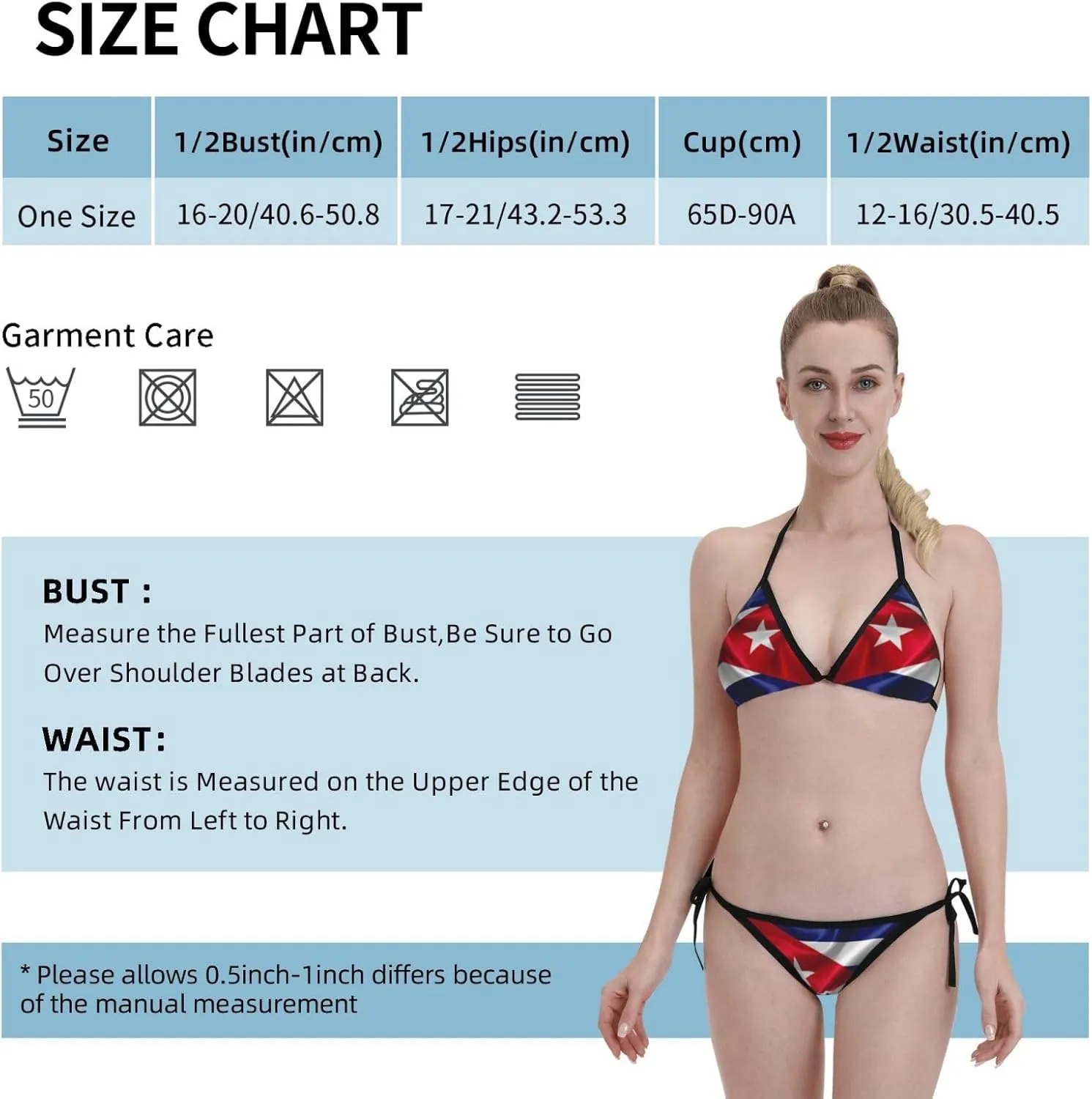 New Sexy Two Pieces Bikini Sets for Women Triangle Top & Thong String Tie-Up Swimsuit