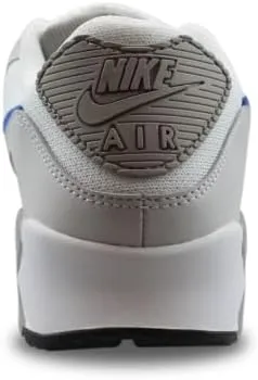 Nike Air Max 90 Men's Shoes (DM0029-110, White/College Grey/Summit White/Racer Blue)