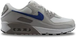 Nike Air Max 90 Men's Shoes (DM0029-110, White/College Grey/Summit White/Racer Blue)