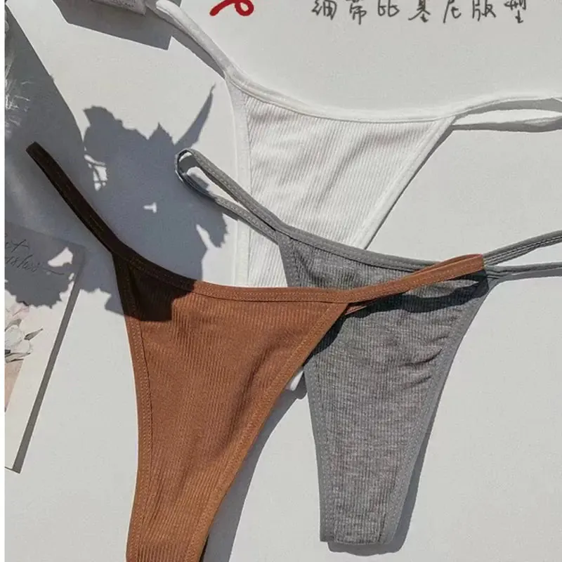 Nomadic Soul-Her Ultra-Thin Cotton Thong  Breathable Underwear