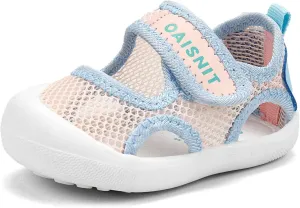 OAISNIT Baby Girls Boys Sandals Summer Sneakers Non-Slip Lightweight Beach Water Shoes Toddler First Walkers