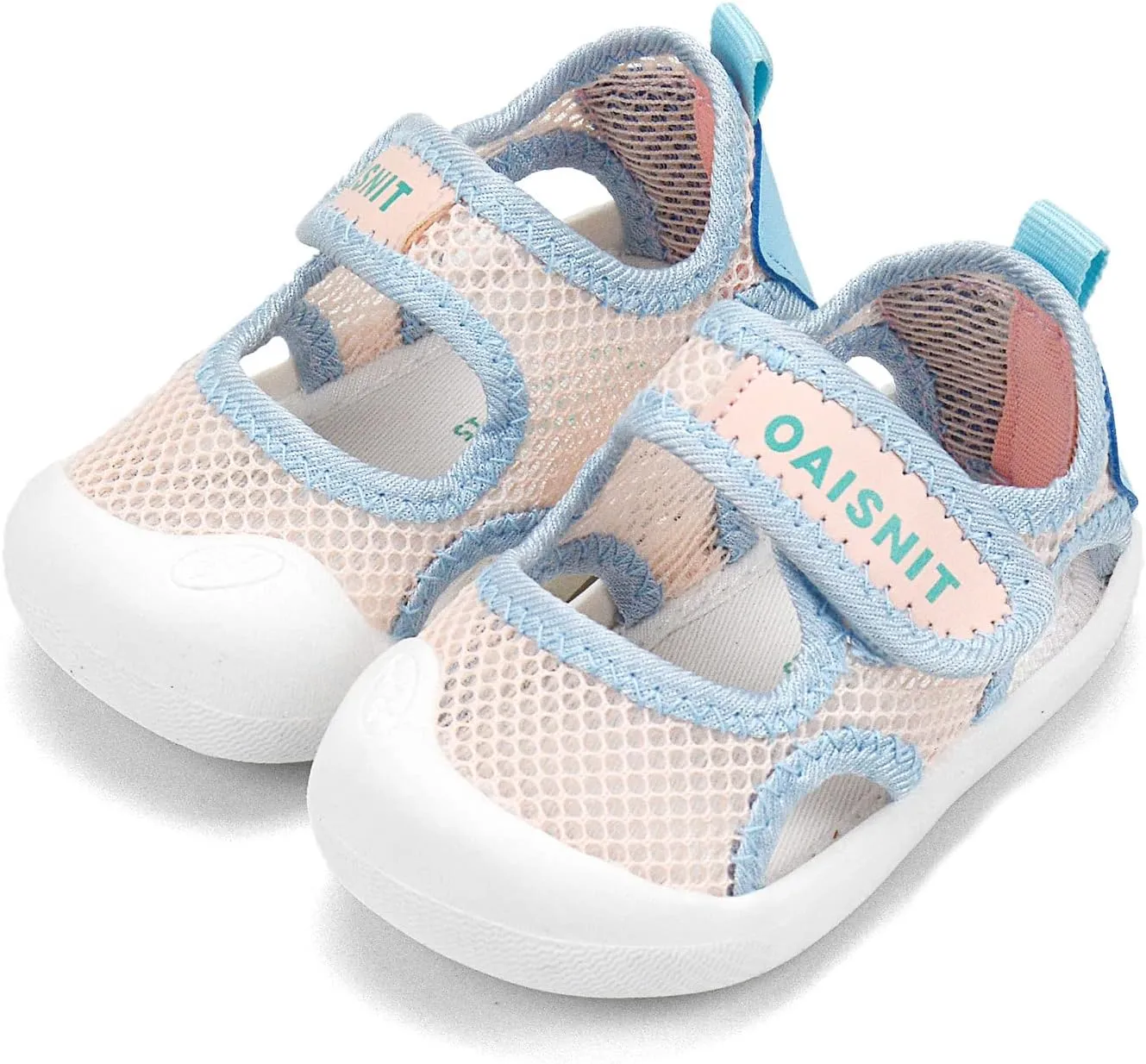 OAISNIT Baby Girls Boys Sandals Summer Sneakers Non-Slip Lightweight Beach Water Shoes Toddler First Walkers