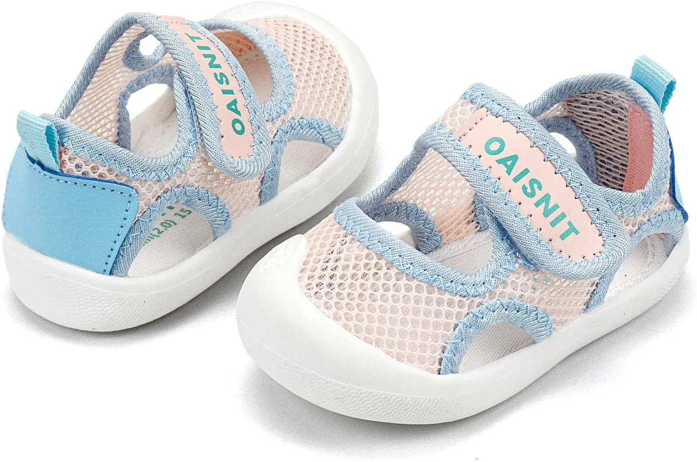 OAISNIT Baby Girls Boys Sandals Summer Sneakers Non-Slip Lightweight Beach Water Shoes Toddler First Walkers