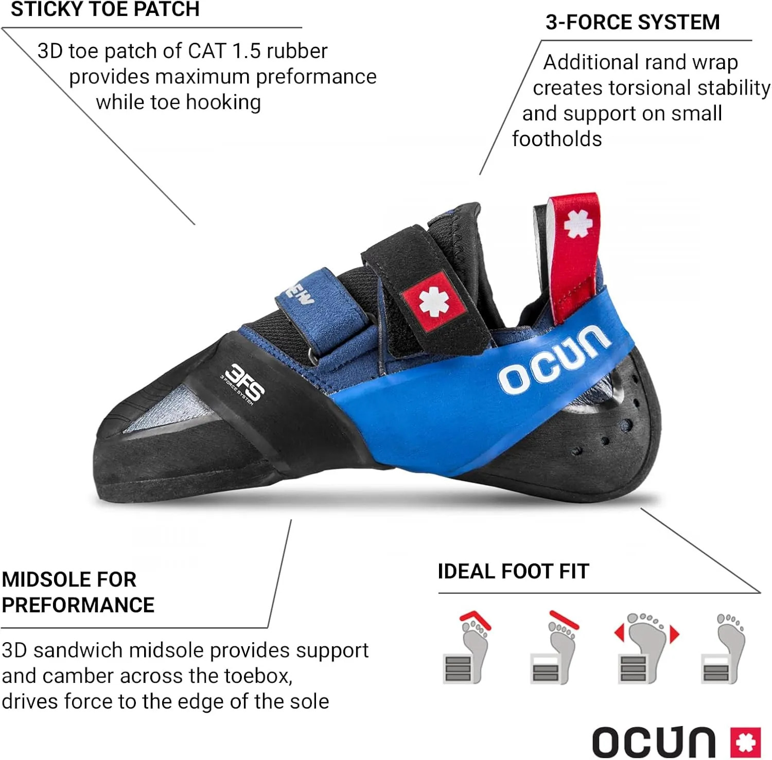 Ocun Ozone HV/Ozone Plus Bouldering Shoe | Rock Climbing Shoe