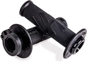 ODI V2 LOCK ON EMIG PRO MOTORCYCLE GRIPS DIRTBIKE OFFROAD MX for 2 & 4 STROKE 7/8"" HANDLEBARS TWIST THROTTLE BLACK USA MADE