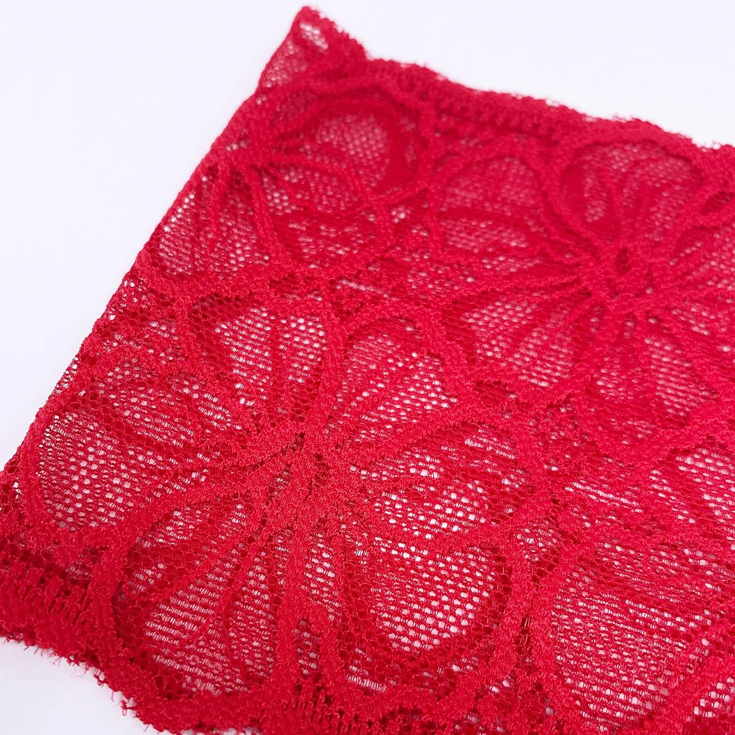 Pack 6 High Waisted Lace Thong for Women Cotton Underwear Plus Size High Rise Retro Tummy Control Thongs Panties