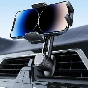 Phone Holders for Your Car: [Never Blocking] Air Vent Cell Phones Mount for iPhone & Samsung Android Smartphone [Thick Cases Friendly] Hands-Free Auto Mobile Phone Stand