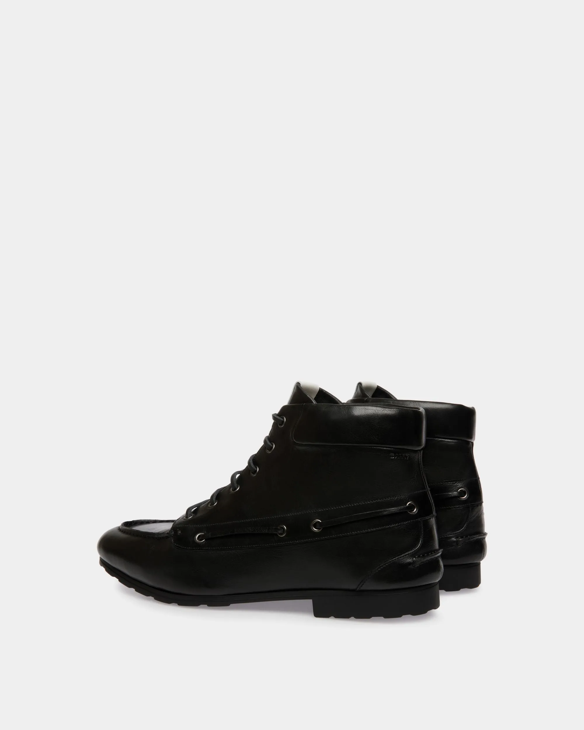 Plume Bootie In Black Leather