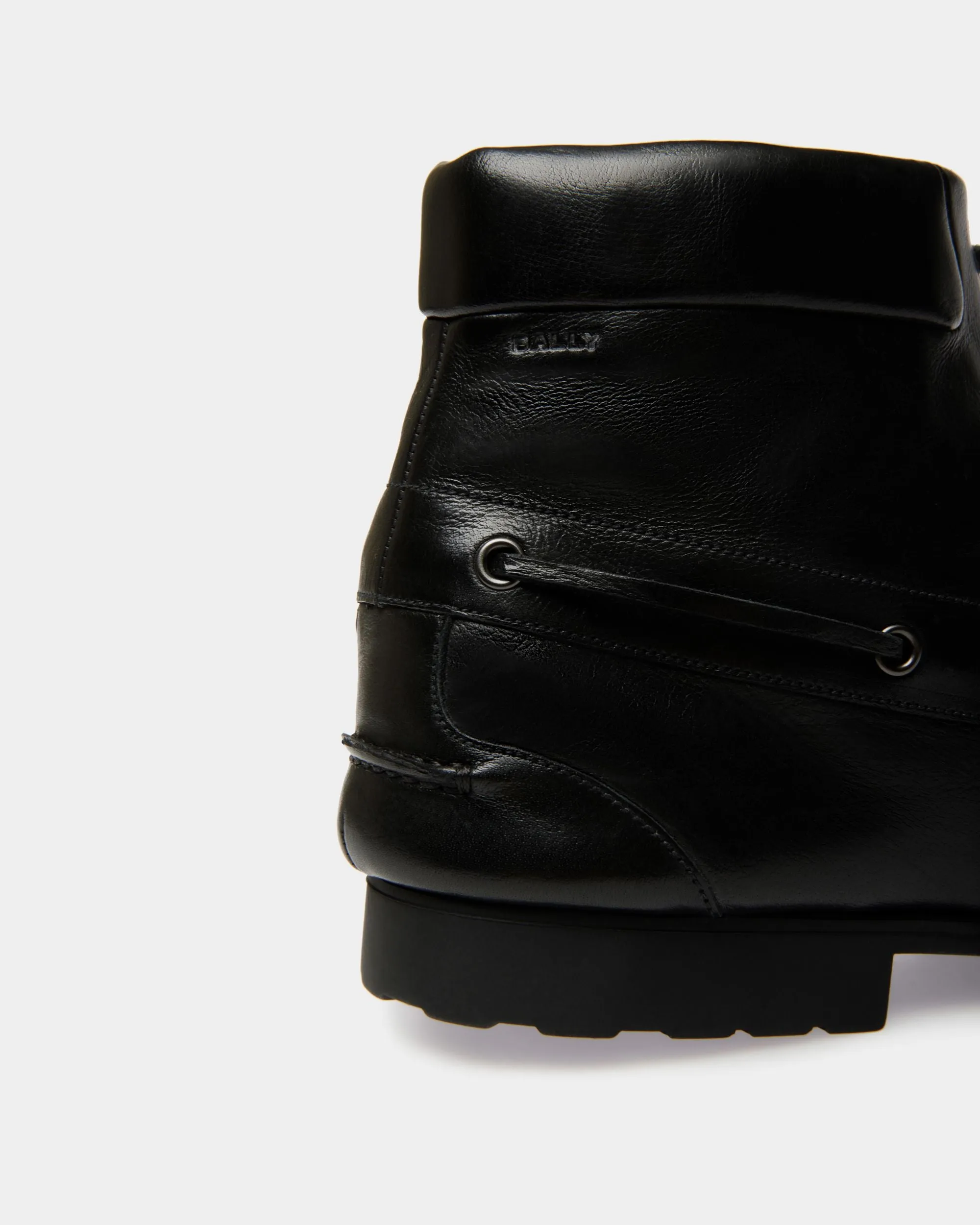 Plume Bootie In Black Leather