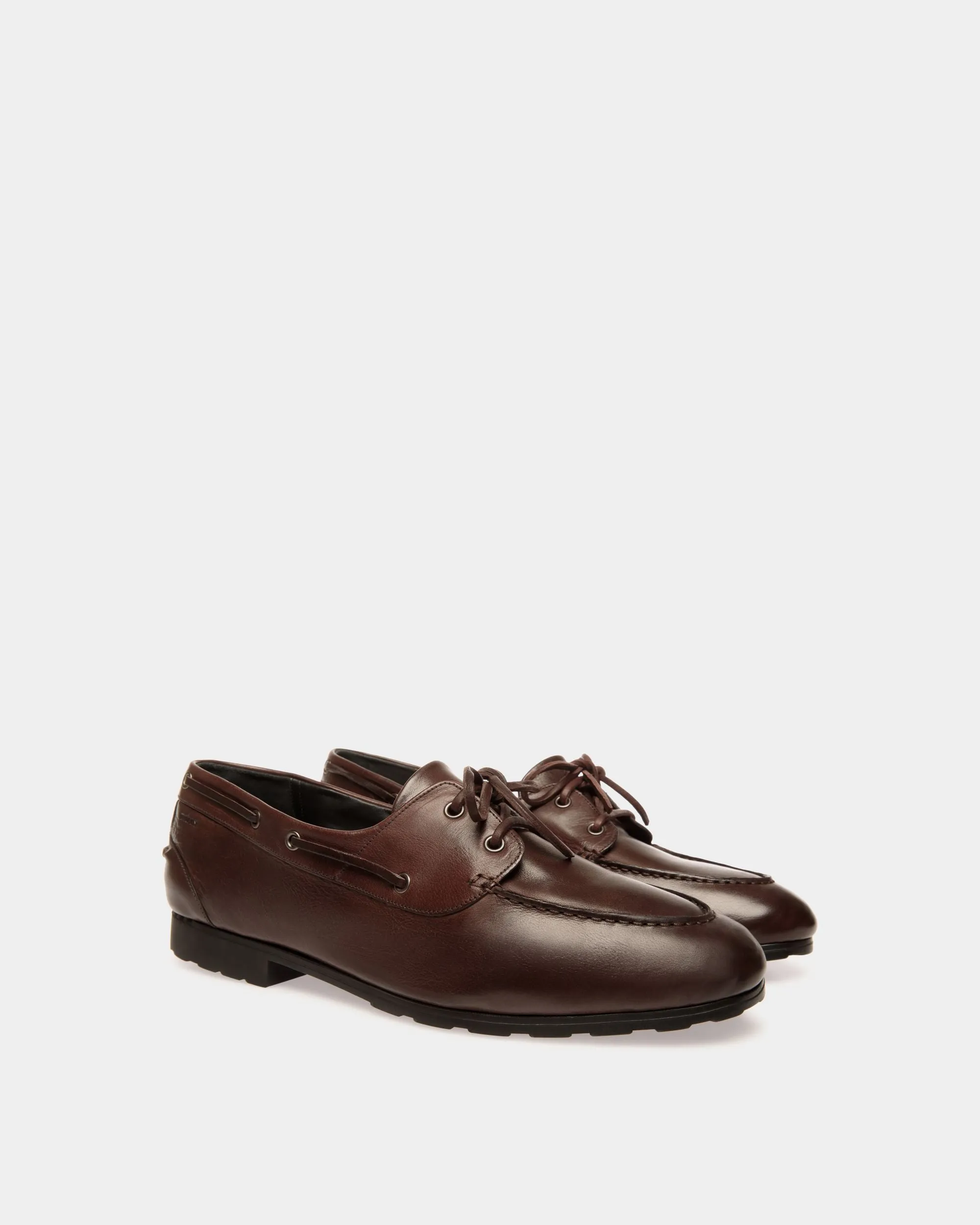 Plume Loafer In Ebano Leather