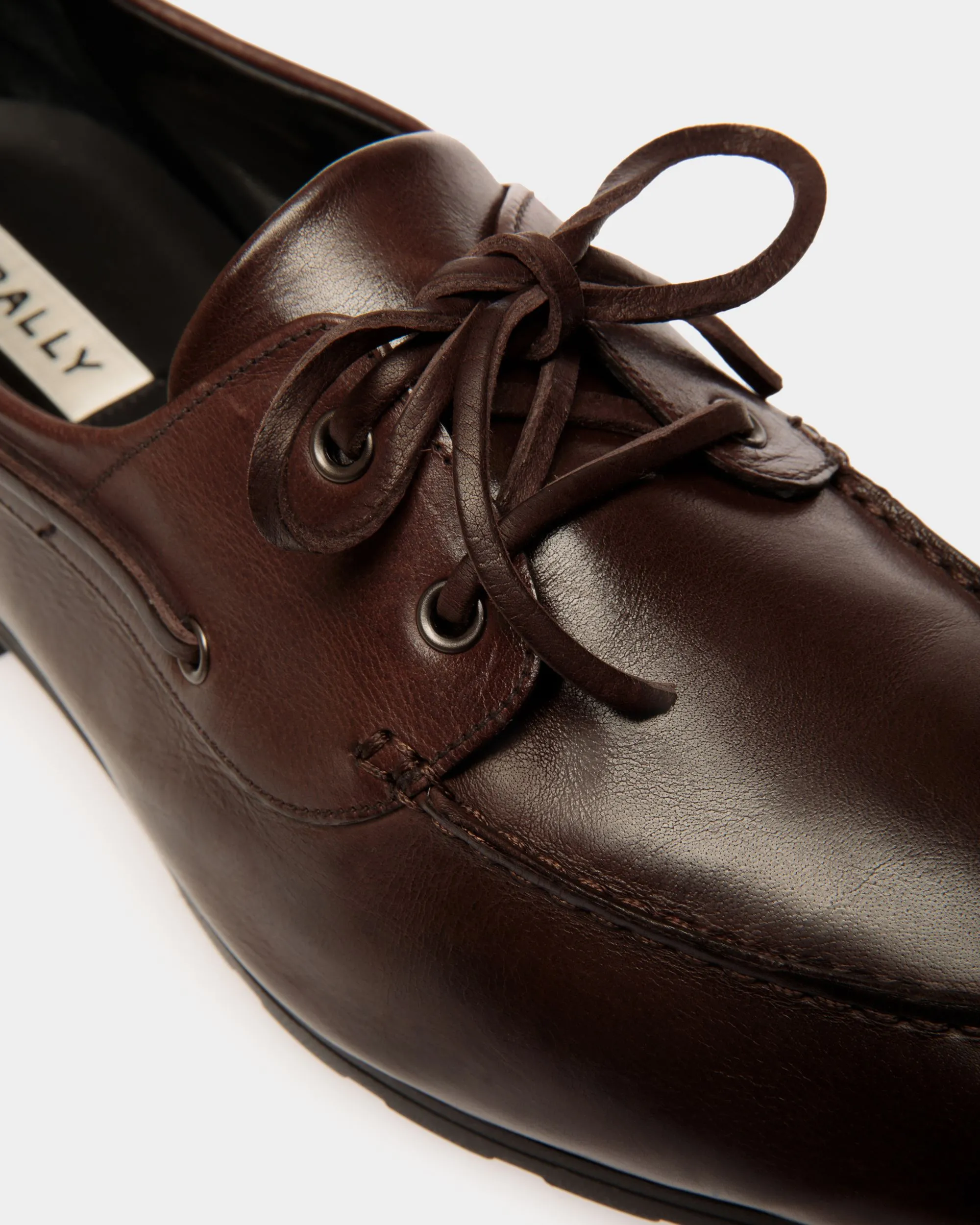 Plume Loafer In Ebano Leather