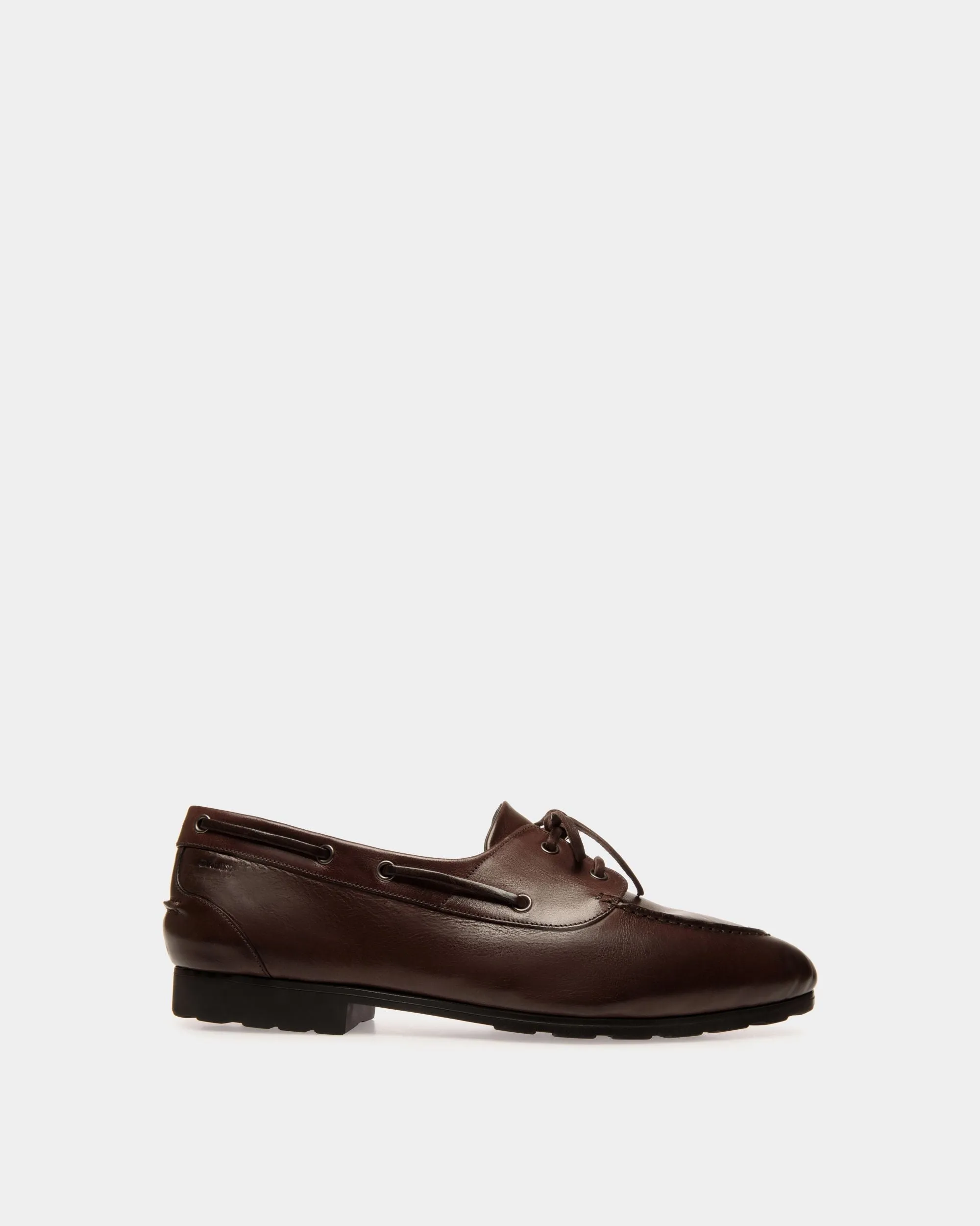 Plume Loafer In Ebano Leather