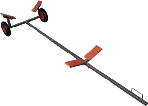 Portable Boat Trailer,Zinc-Coated Steel Bracket Boat Trailer Adjustable Width/Length/Height, 352.74 lb Pounds Load Capacity, Bottom Support Bracket for Boats,Small Motors,Sailing Boats -AA