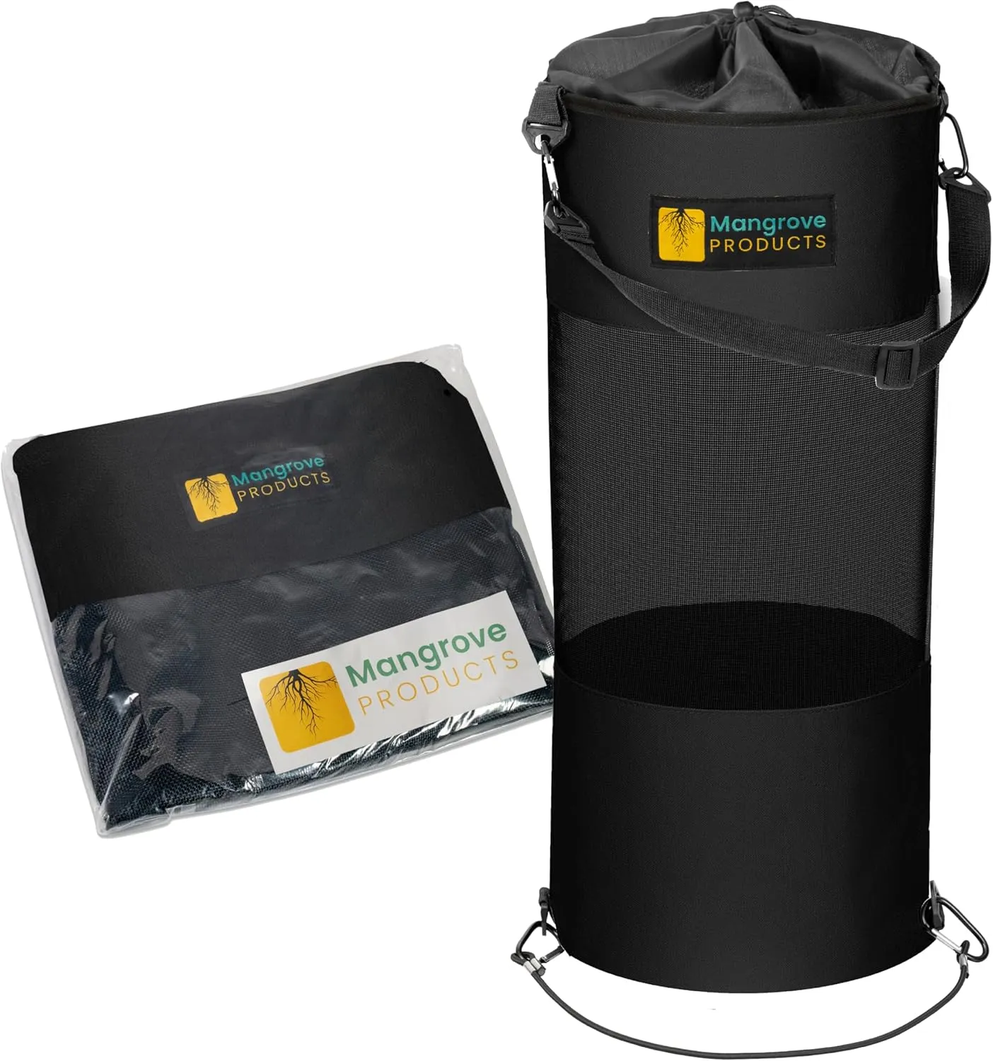 Portable Boat Trash Can, Reusable Trash Bag, Boating Equipment, Boat Storage, Boat Accessories Marine, Pontoon Boat Accessories, Fishing, Sandbar, RV, or Camping