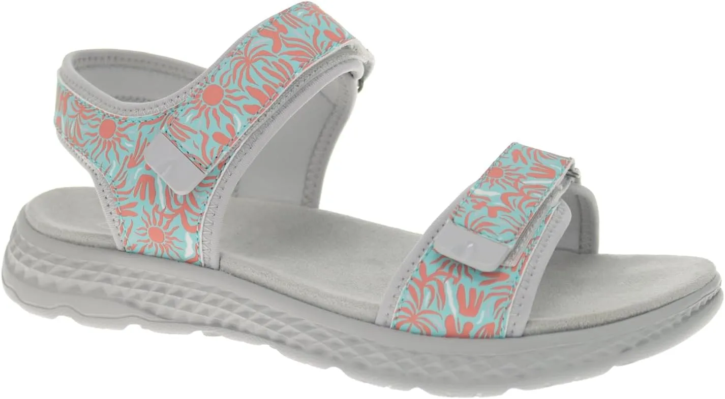 Propet Womens Travelactiv Aspire Footbed Casual Sandals Casual Low Heel 1-2" - Black