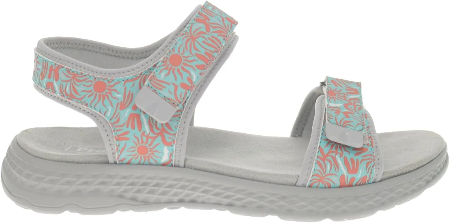 Propet Womens Travelactiv Aspire Footbed Casual Sandals Casual Low Heel 1-2" - Black