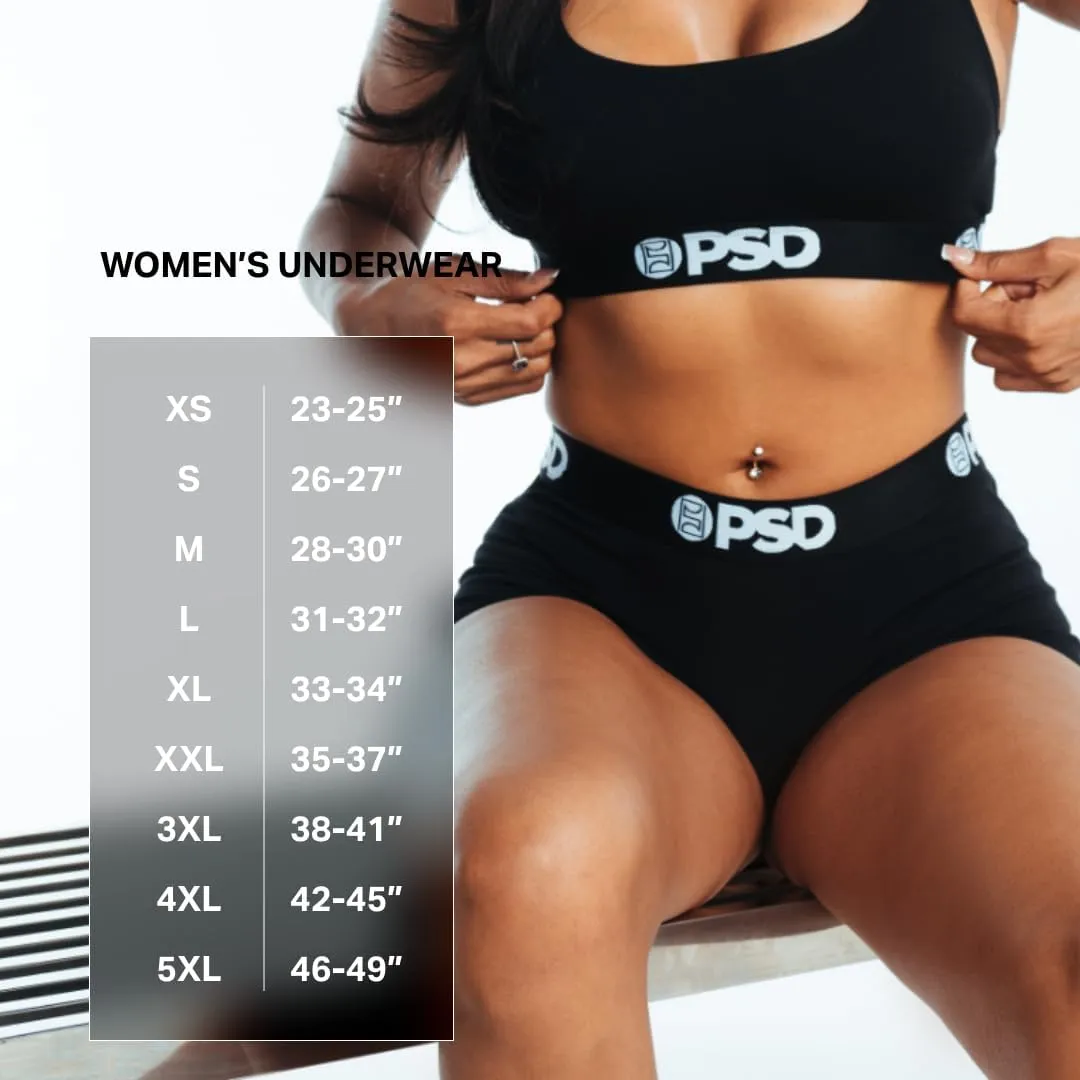 PSD Women's Playboy Thong - Minimal Coverage Women's Underwear - Comfortable Stretch Panties for Women