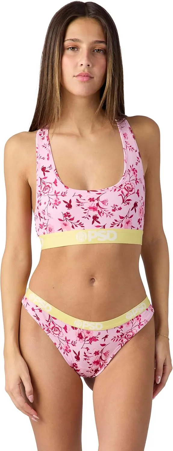 PSD Women's Playboy Thong - Minimal Coverage Women's Underwear - Comfortable Stretch Panties for Women