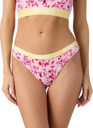 PSD Women's Playboy Thong - Minimal Coverage Women's Underwear - Comfortable Stretch Panties for Women