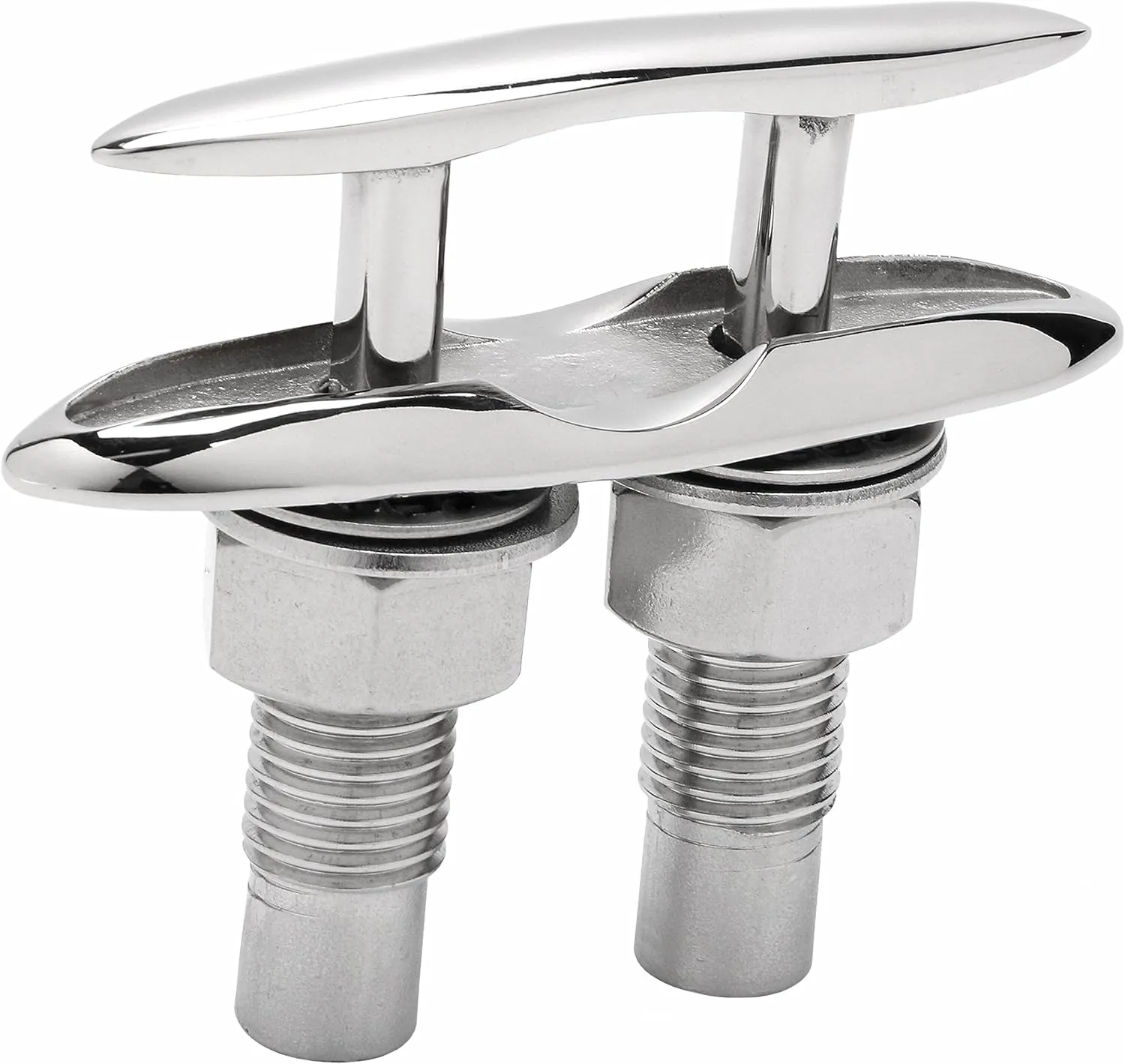 Pull Up Boat Cleats 316 Stainless Steel Hidden Flush Mount 6 Inch Retractable Boat Claet, Marine Cleat Pop Up Boat Cleats,Popup Cleat Yacht Marine Boat Dock Cleats Dock Boat Deck Cleat