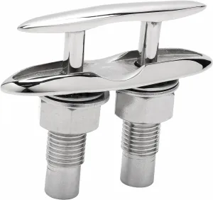 Pull Up Boat Cleats 316 Stainless Steel Hidden Flush Mount 6 Inch Retractable Boat Claet, Marine Cleat Pop Up Boat Cleats,Popup Cleat Yacht Marine Boat Dock Cleats Dock Boat Deck Cleat