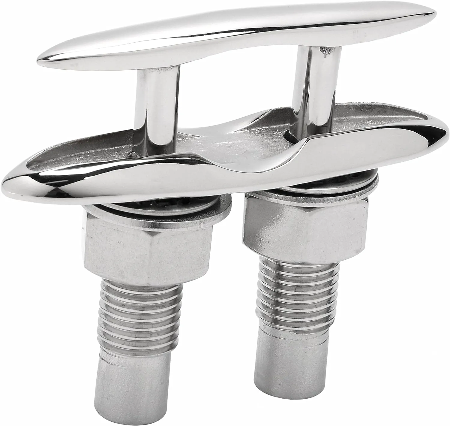 Pull Up Boat Cleats 316 Stainless Steel Hidden Flush Mount 6 Inch Retractable Boat Claet, Marine Cleat Pop Up Boat Cleats,Popup Cleat Yacht Marine Boat Dock Cleats Dock Boat Deck Cleat