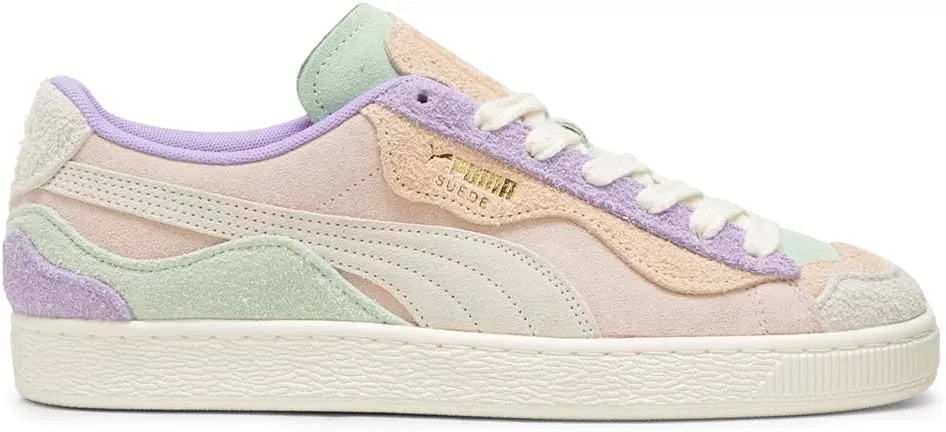 Puma Mens Suede Trippy Lace Up Sneakers Shoes Casual - Green, Orange, Purple - Size 12 M