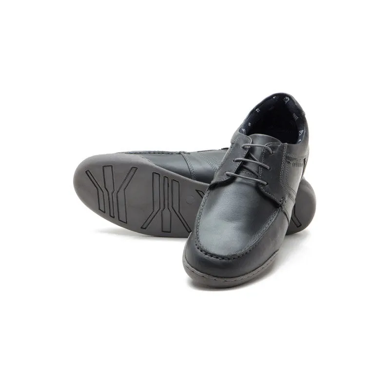 RedTape Men Black Derby Shoes