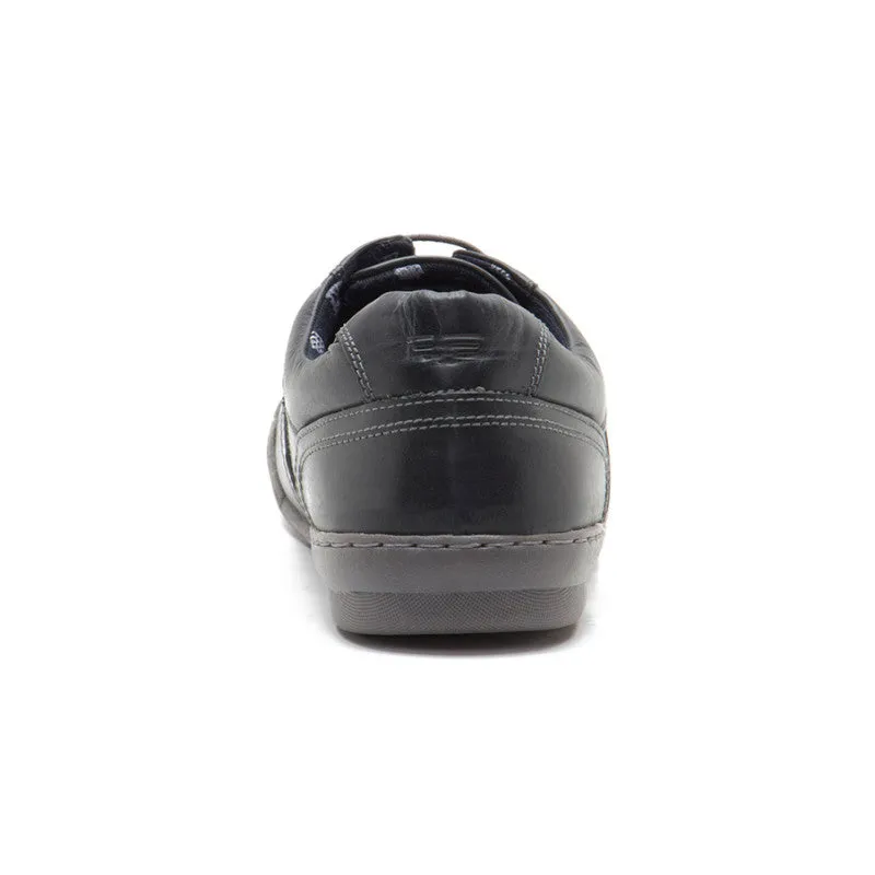 RedTape Men Black Derby Shoes