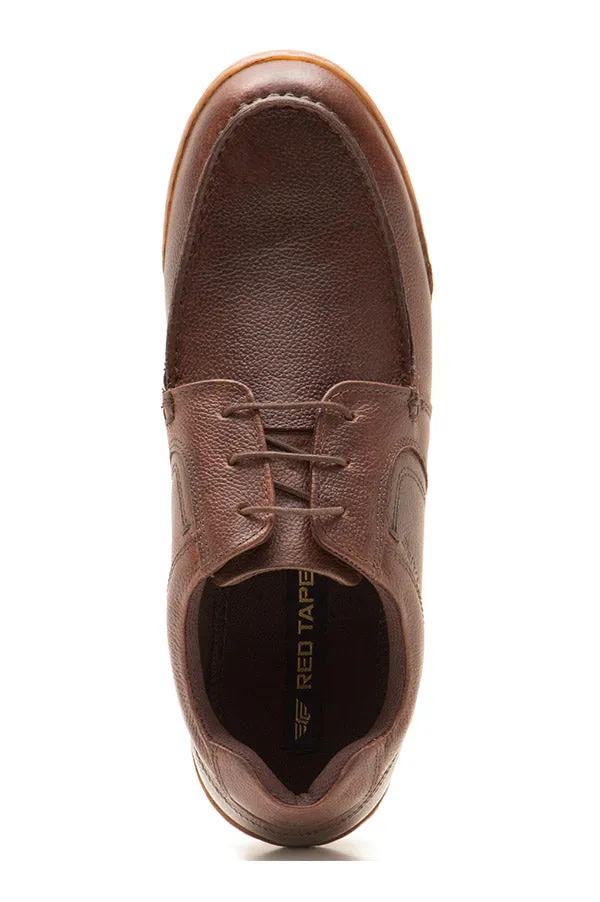 RedTape Men Black Derby Shoes
