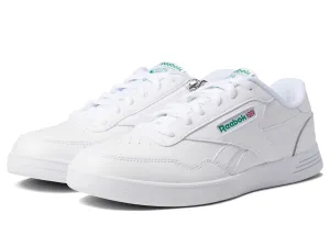 Reebok Mens Faux Leather Trainer Running & Training Shoes 14.5 X-Wide Women/13 X-Wide Men White/Glen Green