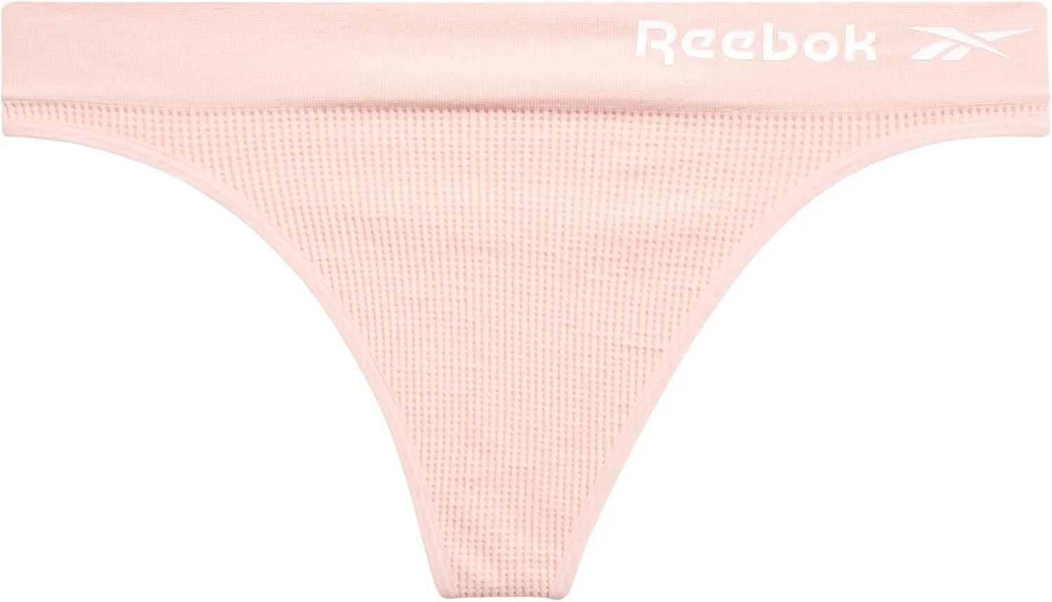 Reebok Women's Thongs - 6 Pack Performance Seamless Thongs for Women Sexy Panties - Breathable Underwear for Women (S-XL)