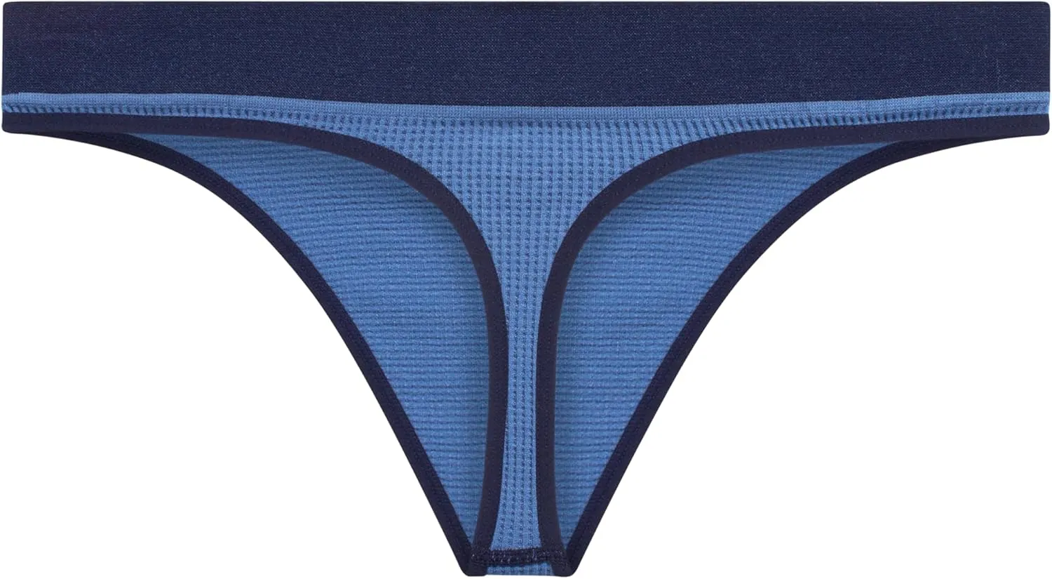 Reebok Women's Thongs - 8 Pack Performance Seamless Thongs for Women Sexy Panties - Breathable Underwear for Women (S-XL)