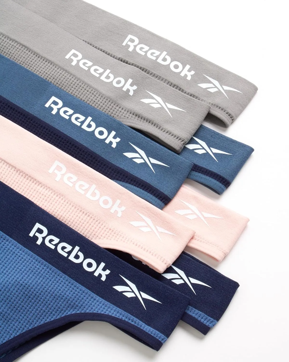 Reebok Women's Thongs - 8 Pack Performance Seamless Thongs for Women Sexy Panties - Breathable Underwear for Women (S-XL)