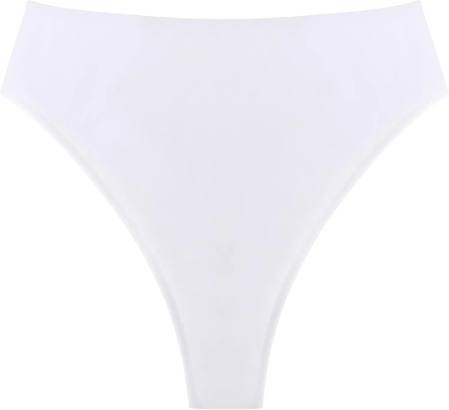 RELLECIGA Women's High Waisted High Cut Thong Bikini Bottom