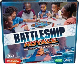Royale Party Game for 2 to 6 Players, Battleship Board Game for Groups, Family Games for Ages 8 and Up, (Amazon Exclusive)