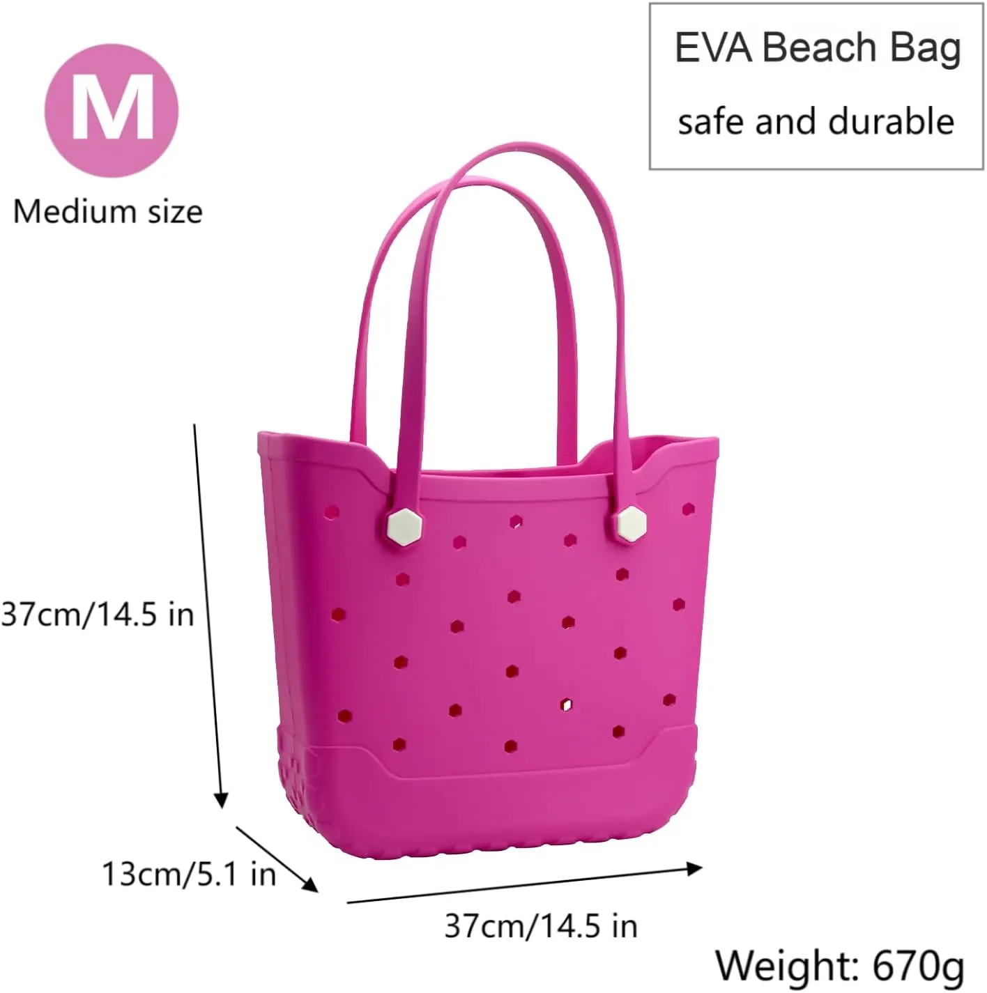 Rubber Beach Bag Waterproof Large Rubber Tote Bag for Men & Women, Travel Handbags for Beach,Pool, Boat,Sports
