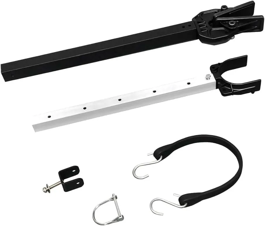 Rubber Boat Motor Bracket Fixing Seat Adjustable Absorber Ship Outboard Engine Fixing Bracket Hull Beam Protector Black